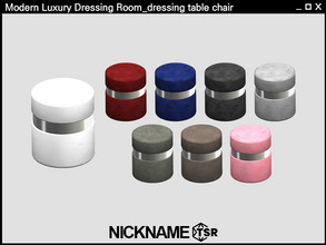 Sims 4 — Modern Luxury Dressing Room_dressing table chair by NICKNAME_sims4 — Modern Luxury Dressing Room Part 1 14