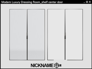 Sims 4 — Modern Luxury Dressing Room_shelf center_door by NICKNAME_sims4 — Modern Luxury Dressing Room Part 1 14 package