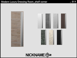 Sims 4 — Modern Luxury Dressing Room_shelf corner by NICKNAME_sims4 — Modern Luxury Dressing Room Part 1 14 package