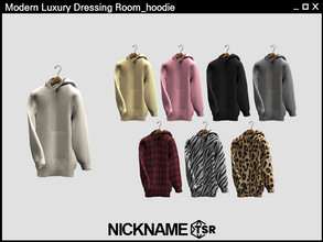 Sims 4 — Modern Luxury Dressing Room_hoodie by NICKNAME_sims4 — 8 package files. -Modern Luxury Dressing Room_folded