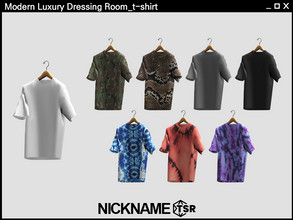 Sims 4 — Modern Luxury Dressing Room_t-shirt by NICKNAME_sims4 — 8 package files. -Modern Luxury Dressing Room_folded