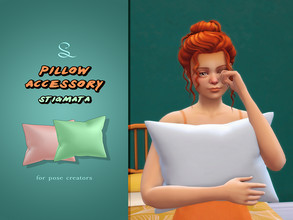 Sims 4 — Pillow Accessory by simlasya — All LODs New mesh 10 swatches Teen to elder Custom thumbnail Not compatible with