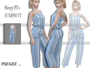 Sims 4 — Sleepy PJ's by pizazz — For your sims 4 games. Slip into a soft silk modest nighty that will have your sims