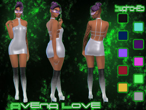 Sims 4 — Cyber Maven  by avenalove2 — For all your Futuristic clubbing needs All LODS HQ compatible BG compatible 10