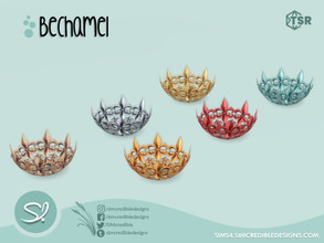 Sims 4 — Bechamel Bowl by SIMcredible! — by SIMcredibledesigns.com available at TSR 6 colors variations