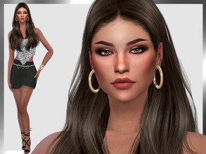 Sims 4 — Noemi Parisi by DarkWave14 — Download all CC's listed in the Required Tab to have the sim like in the pictures.