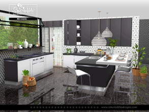 Sims 4 — Bechamel [web transfer] by SIMcredible! — When we created this kitchen we decided to challenge ourselves and