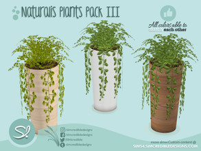 Sims 4 — Naturalis Plants III - 1 - large by SIMcredible! — by SIMcredibledesigns.com available at TSR 4 colors +