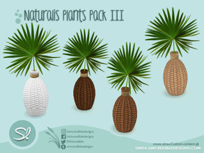 Sims 4 — Naturalis Plants III - 12 - single leaf by SIMcredible! — by SIMcredibledesigns.com available at TSR 4 colors