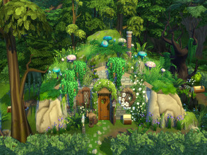 Sims 4 — Woodwork Shop by susancho932 — In the middle of the deep forest lies a mysterious woodwork shop. Who owns this