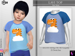 Sims 4 — Lavi Top by KaTPurpura — Toddler Boys' Short Sleeve T-Shirt