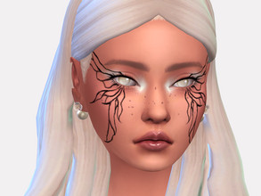 Sims 4 — Long Wings Eyeliner by Sagittariah — base game compatible 3 swatch properly tagged enabled for all occults