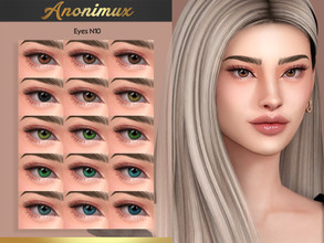 Sims 4 — Eyes N10 by Anonimux_Simmer — - 15 Swatches - Male/Female - All Ages - Face Paint Category - BGC - HQ - Thanks