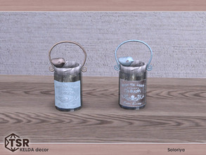 Sims 4 — Kelda Decor. Jar with Bird, v2 by soloriya — Jar with bird. Part of Kelda Decor set. 2 color variations.
