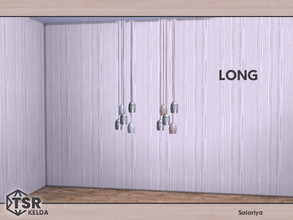 Sims 4 — Kelda. Ceiling Light, long by soloriya — Ceiling light, long. Part of Kelda set. 2 color variations. Category: