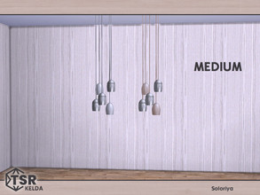 Sims 4 — Kelda. Ceiling Light, medium by soloriya — Ceiling light, medium. Part of Kelda set. 2 color variations.