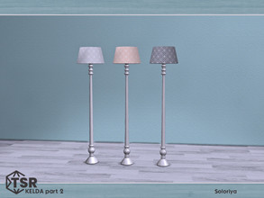 Sims 4 — Kelda Part Two. Floor Light by soloriya — Floor light. Part of Kelda Part Two set. 3 color variations. Category: