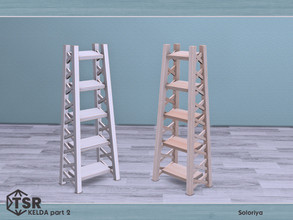 Sims 4 — Kelda Part Two. Ladder by soloriya — Decorative ladder. Part of Kelda Part Two set. 2 color variations.