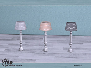 Sims 4 — Kelda Part Two. Table Light, v1 by soloriya — Table light. Part of Kelda Part Two set. 3 color variations.