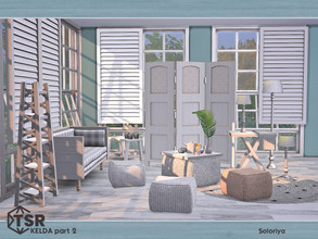Sims 4 — Kelda Part Two by soloriya — A part of modern furniture for livign rooms. Includes 10 objects: --blinds,