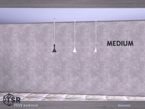 Sims 4 — Tove Bedroom. Ceiling Light, medium by soloriya — Ceiling light, medium. Part of Tove Bedroom. 3 color