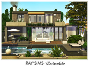 Sims 4 — Clavicembalo by Ray_Sims — This house fully furnished and decorated, without custom content. This house has 2