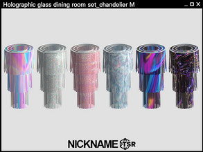 Sims 4 — Holographic glass dining room set_chandelier M by NICKNAME_sims4 — Holographic glass dining room set 11 package