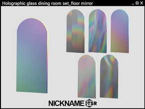 Sims 4 — Holographic glass dining room set_floor mirror by NICKNAME_sims4 — Holographic glass dining room set 11 package