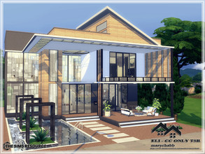 Sims 4 — ELI - CC only TSR by marychabb — A residential house for Your's Sims . Fully furnished and decorated. Tested