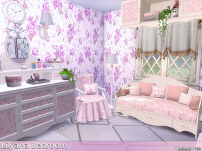 Sims 4 — Lilyana Bedroom / TSR CC Only by nolcanol — Lilyana Bedroom CC used! Please, read the Required section. Room:
