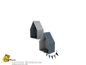 Sims 4 — Affton Wall Shelf by Onyxium — Onyxium@TSR Design Workshop Kids Room Collection | Belong To The 2022 Year