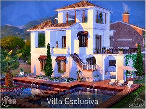 Sims 4 — Villa Esclusiva (CC only TSR) by nobody13922 — Large, exclusive and modern villa for those who like comfort and