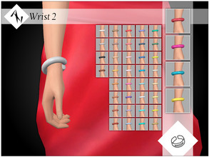 Sims 4 — Wrist 2 by AleNikSimmer — Bracelet inspired by Barbie accessories. Right arm. Skin by Luumia, pose by