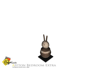 Sims 4 — Affton Wooden Bunny Toy Decor by Onyxium — Onyxium@TSR Design Workshop Kids Room Collection | Belong To The 2022