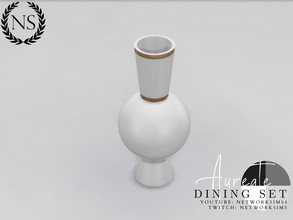 Sims 4 — Networksims - Aureate Dining - Vase by networksims — A stone vase with a slot for flowers.