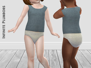 Sims 4 — Toddler Fleece Diaper by InfinitePlumbobs — Toddler Reusable Fleece Diaper - 1 Swatch - Suitable for Male and