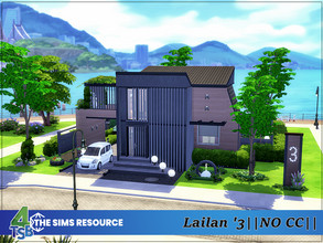 Sims 4 — Lailan '3 by Bozena — The house is located in the San Myshuno. Lot: 30 x 30 Value: $ 63 069 Lot type: