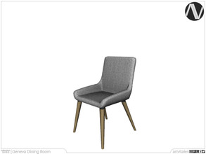 Sims 4 — Geneva Dining Chair by ArtVitalex — Dining Room Collection | All rights reserved | Belong to 2022 ArtVitalex@TSR
