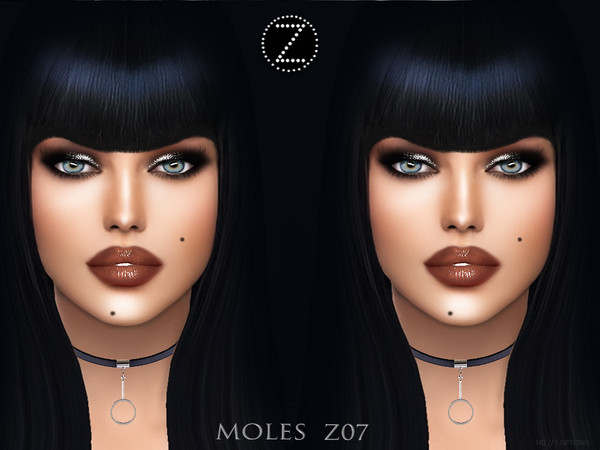 Sims 4 — MOLES Z07 by ZENX — -Base Game -All Age -For Female -1 colors -Works with all of skins -Compatible with HQ mod