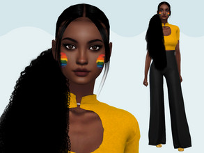 Sims 4 — Antonia Michel by Mini_Simmer — - Download the CC from the required section. - Don't claim or re-upload this