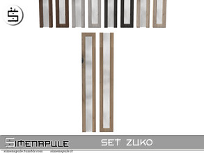 Sims 4 — Set Zuko Divider by Simenapule — Set Zuko Divider. 5 colors.