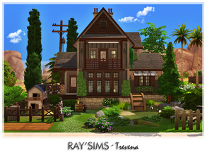 Sims 4 — Trevena by Ray_Sims — This house fully furnished and decorated, without custom content. This house has 3 bedroom