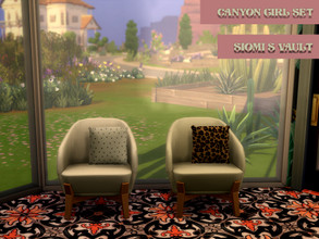 Sims 4 — CanyonGirlSet_Cushions03 by siomisvault — Yaay another 3 Canyon boho cushions well she is a hippie girl.Thanks