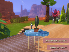 Sims 4 — CanyonGirlSet_Plantpot04 by siomisvault — And here we have Plant #4 for your beautiful room! It's cute too.