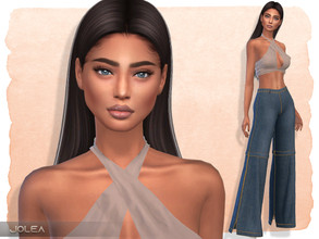 Sims 4 — Aurora Zaidi by Jolea — If you want the Sim to look the same as in the pictures you need to download all the CC