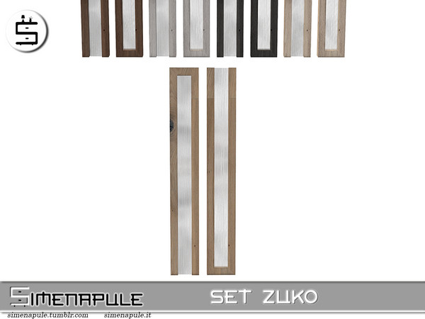 Sims 4 — Set Zuko Divider by Simenapule — Set Zuko Divider. 5 colors.