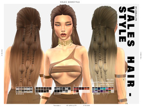 Sims 4 — LeahLillith Vales Hairstyle by Leah_Lillith — Vales Hairstyle All LODs Smooth bones Custom CAS thumbnail Works
