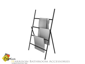 Sims 4 — Harrison Towel Holder by Onyxium — Onyxium@TSR Design Workshop Bathroom Collection | Belong To The 2022 Year