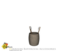 Sims 4 — Harrison Toothbrushes by Onyxium — Onyxium@TSR Design Workshop Bathroom Collection | Belong To The 2022 Year
