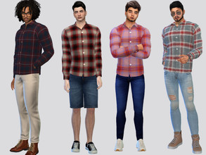 Sims 4 — Fashion Plaids by McLayneSims — TSR EXCLUSIVE Standalone item 8 Swatches MESH by Me NO RECOLORING Please don't